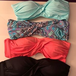 4 bathingsuit (package) All size S. Mossimo.